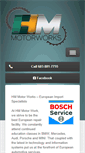 Mobile Screenshot of hmmotorworksnh.com